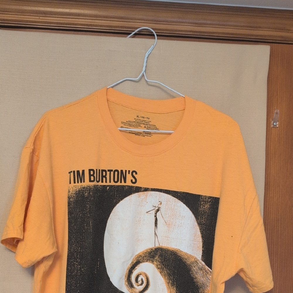 The Nightmare Before Christmas Tim Burton Disney Movie T-Shirt Size XL
